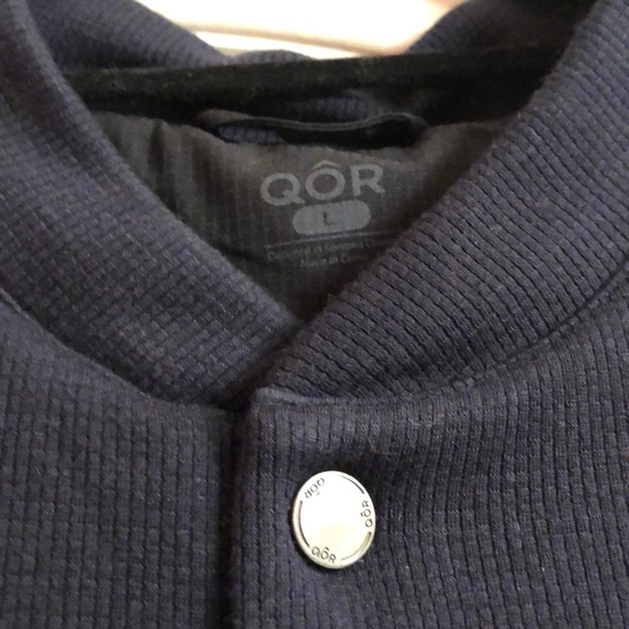 NWOT Men’s navy jacket - w/ POLARTEC Sz L - Picture 3 of 6